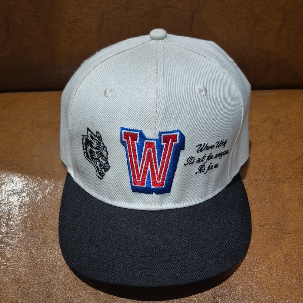 DARC SPORT White and Black Cap with Red W Logo